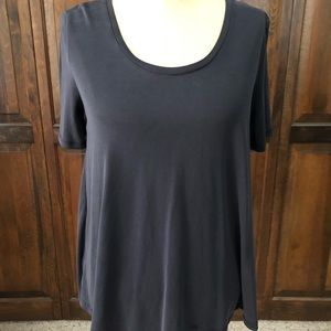 Grey swing style tee